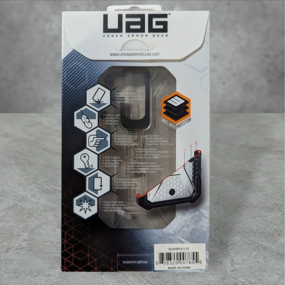 G8. UAG Urban Armor Gear Plasma Series Case Samsung Galaxy‎ S9+ Color- Ice